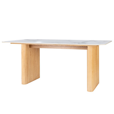 Rectangular Wooden Dining Table Base