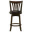 Chaise de bar pivotante en bois Decker-1794861970