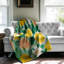 Vibrant Citrus Art - 1 pièce Sherpa Premium-100733663
