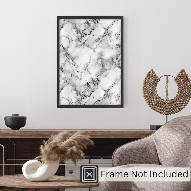 «Abstract Geode Crystals Symphony III», reproduction d'art moderne sans cadre