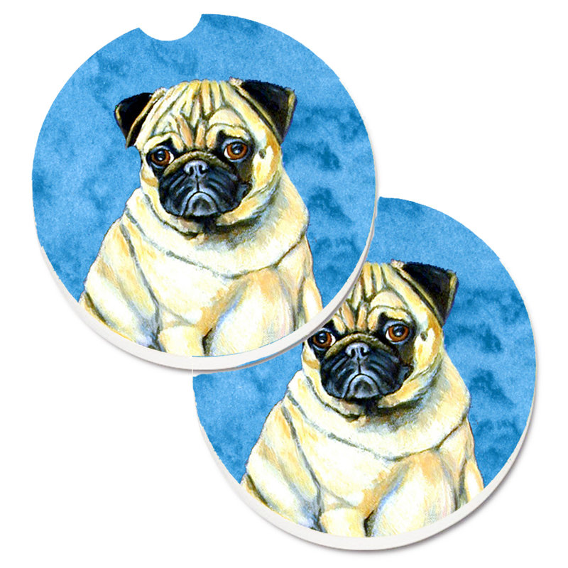 Sous-verre barbu collie voiture, Carlin