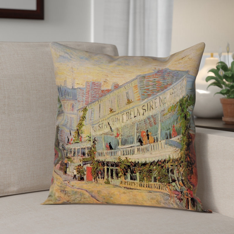 Housse de coussin Vincent Van Gogh, 16 po x 16 po