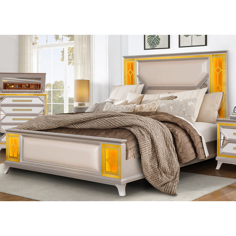 Ensemble de chambre à coucher 5 pièces Engleman, Roi