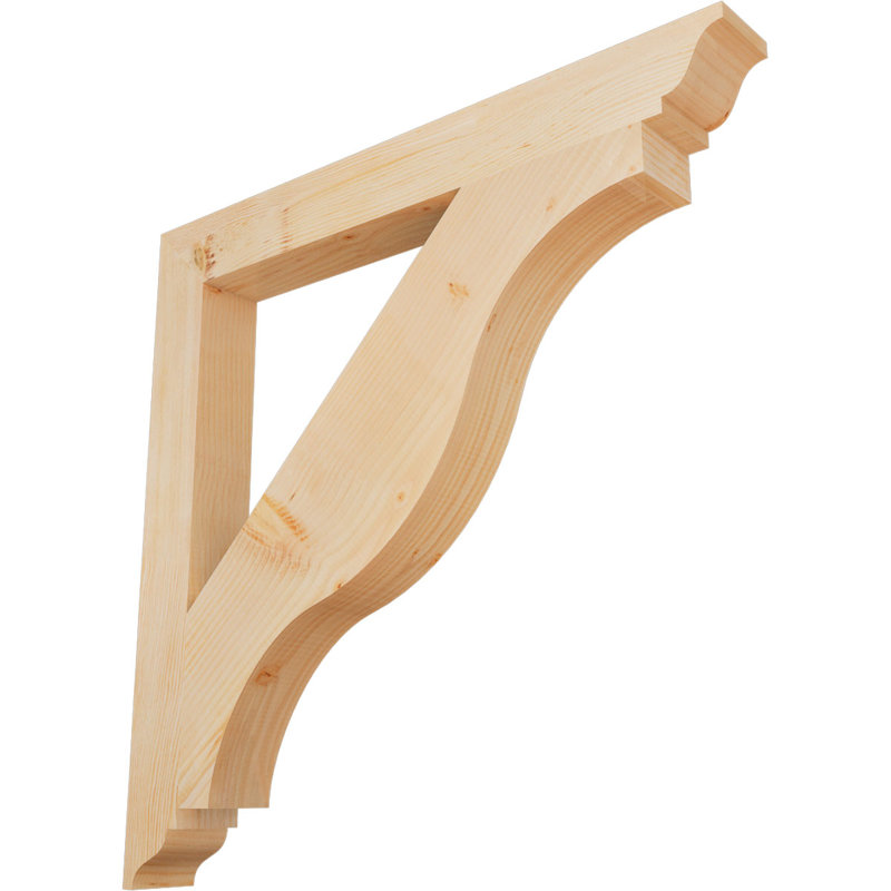 Support traditionnel Funston, Douglas, Lisse, H 36 po x l 3,5 po x P 36 po