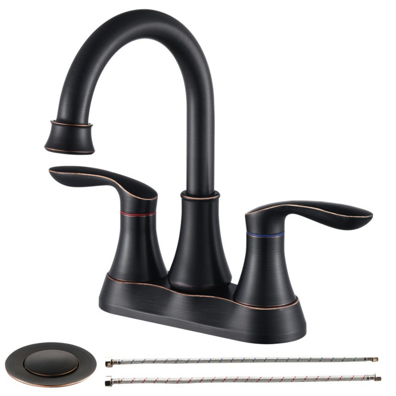 Bathroom faucet with 360 degree turn spout, Oil-Rubbed Bronze