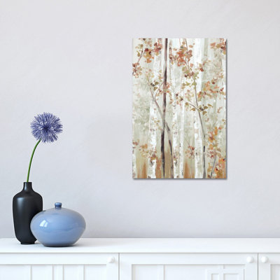 «Birch Wood II» par Eva Watts, reproduction d'art sur toile tendue