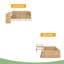 Lit plateforme double en bois avec 6 tiroirs, tablettes et coiffeuse-2123089548