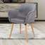Mirakel 47cm H Velvet Upholstered Armchair-1458069191