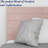 15" Premium Velvet Material Box Spring/Bed Frame With Headboard, Durable & Stylish Silver Metal Legs-992275073-992275085
