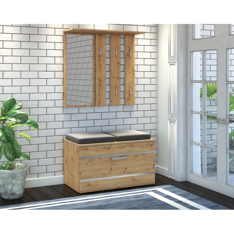 Bellicourt Hall Tree 41cm Wide, Artisan