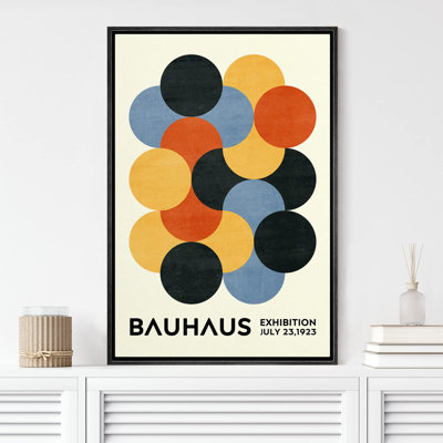 Abstract Shape " Geometric Colourful Circle Bauhaus Polygon "
