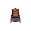 Fauteuil en velours capitonné de 34 po de largeur Caruthers-97867478