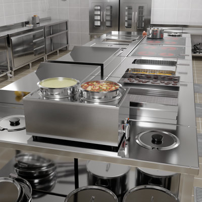 8 Qt. Two-Pot Electric Countertop Food Warmer with Faucet, CFW-4T