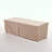 56" Rectangular MgO Concrete Propane Fire Pit
