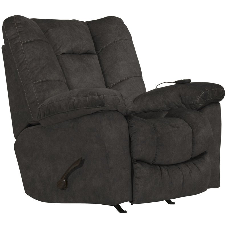 Fauteuil inclinable Klein berçant avec chaleur et massage, Gris