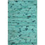 Area Cowhide Abstract Area Rug in Turquoise