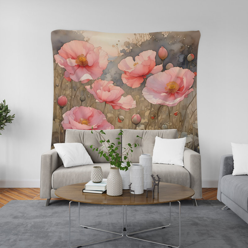 Tapisserie murale, H 80 po x l 68 po x P 0,8 po