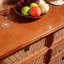 Beech Wood Storage Cabinet with Six Rattan Drawers
