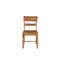 Ensemble de salle à manger 7 pièces en bois massif avec chaises à dossier échelle et table Live Edge-1153321793-1153321794-1153321798