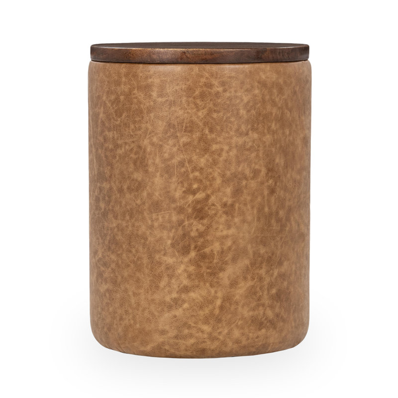 Andra Solid Wood End Table, Tan