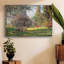 «The Park» par Monet - reproduction sur toile avec cadre flottant-92468428-92468430