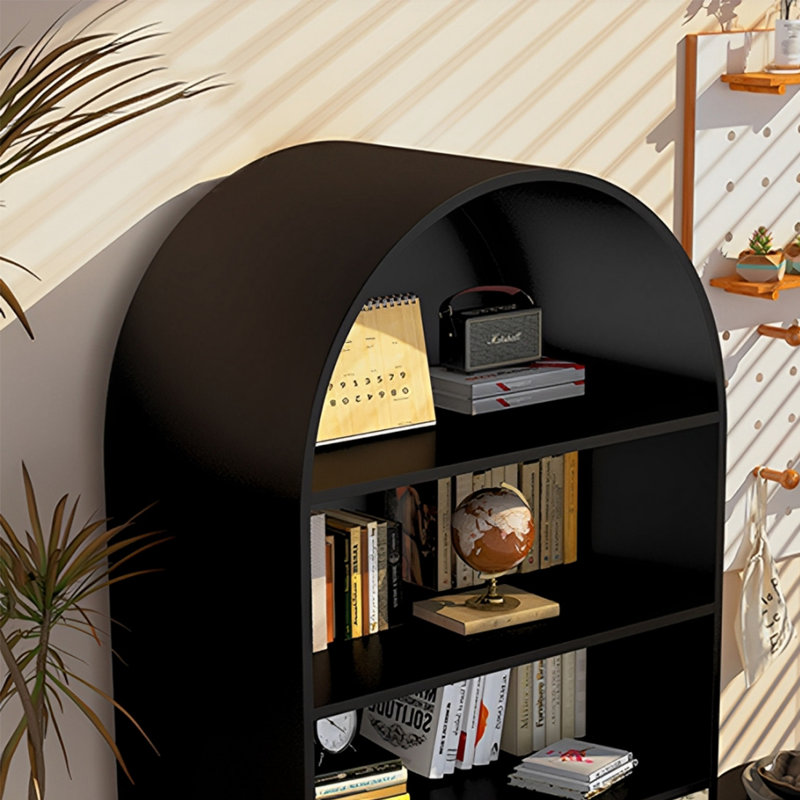 Floral design retro arch multi-functional bookcase