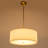 Latrinia 4 - Light Gold Drum Pendant