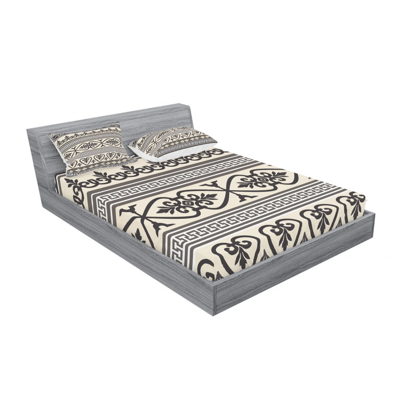 Microfiber Sheet Set, Queen Sheet Set with Fitted Sheet