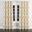 Rideaux de fenêtre Modern - jaune Boho Sun Glow avec œillets - 1 panneau-1172407992-1172407998