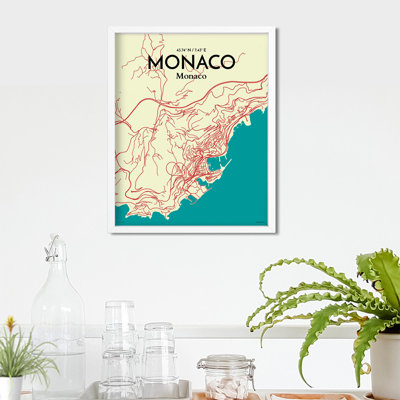 " Monaco City Map "