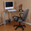 Hadeal Glass Trapezoid Desk