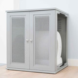 Refined Self Cleaning Litter Box Cabinet