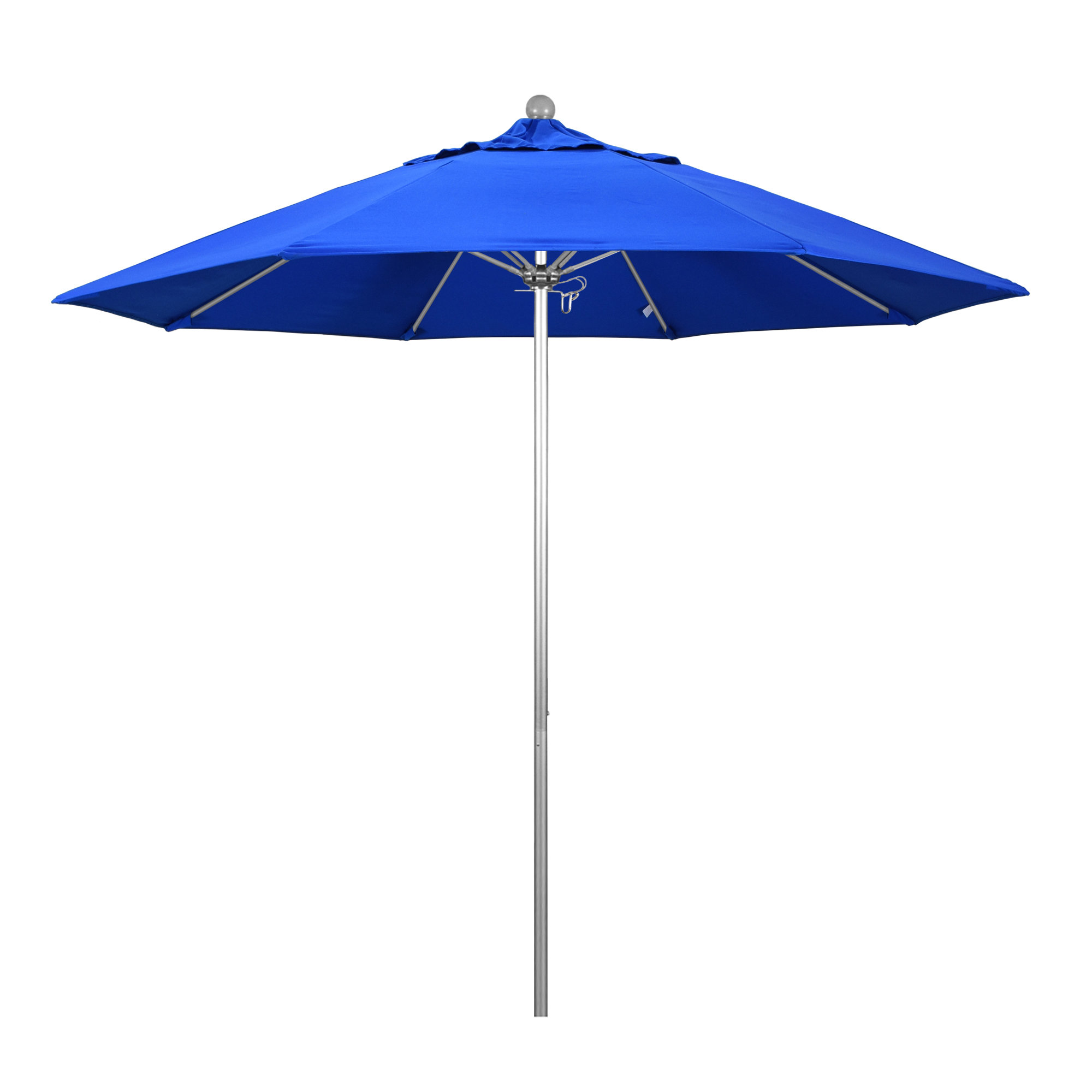 Hibo 108'' Sunbrella® Outdoor Umbrella, Canvas Pacific Blue Sunbrella® Canvas