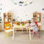Ensemble de table et de chaises pour enfants, ensemble de 3 à 5 pièces pour table et chaises pour tout-petits, ensemble de table de jeu en bois