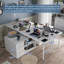 Tables avec tiroirs et tablettes, ensemble de 2-768151173