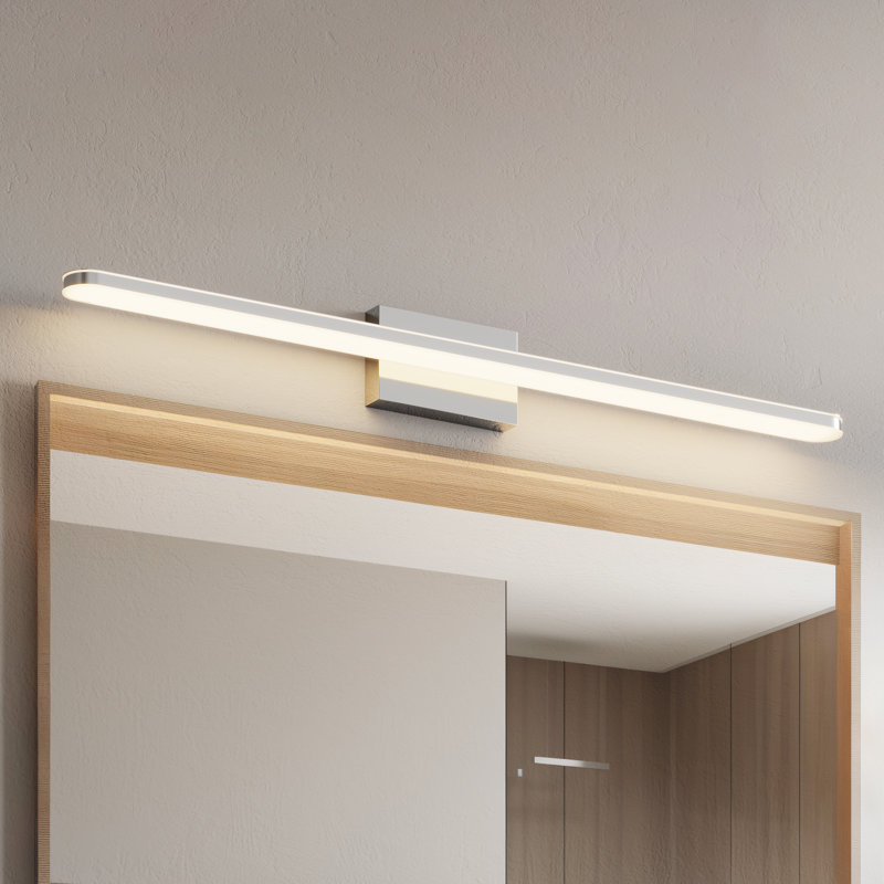 LED Vanity Light Bar,Dimmable Bathroom Wall Sconce, Polished Chrome Finish Modern, 3.3" H x 39.4" W x 4.3" D