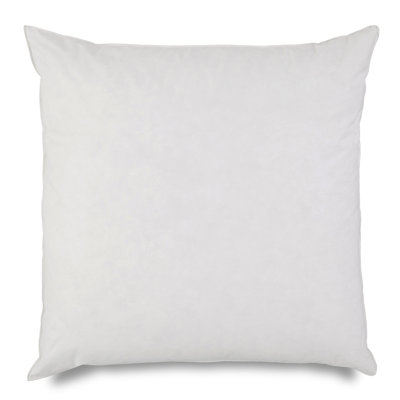 Solid Colour Feather Reversible Throw Pillow