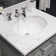 Derby 24" Carrara White Marble Countertop Bath Vanity with Faucet