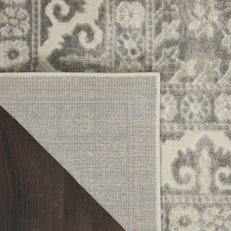 Tapis ivoire Madlyn, Tapis de couloir 2 pi 2 po x 7 pi 6 po