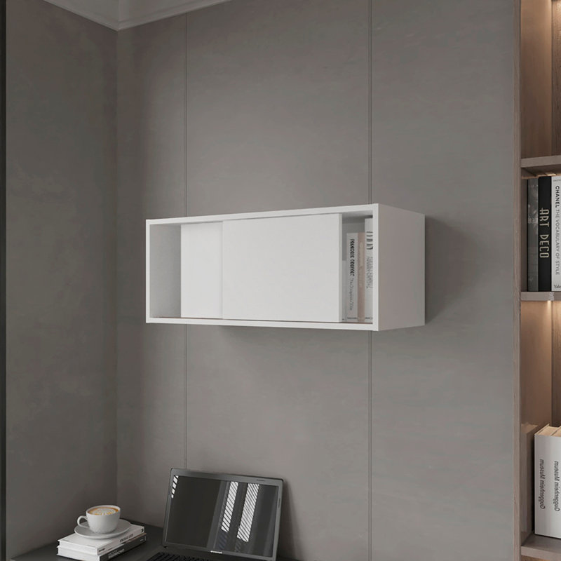 Armoire murale Bliss, bureau, blanc, Blanc