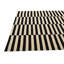 Tapis noir et blanc Orta