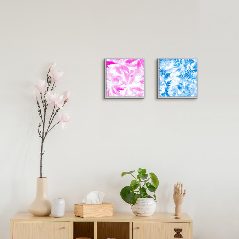 Drennon Metal Picture Frame, Photo Frames or Table Top and Wall Mounting, 8" x 8", Silver