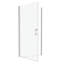 Porte de douche pivotante polie universelle - verre trempé de 1/4 po, rainure murale, poignée en acier inoxydable de qualité # 304, essais d'ouverture et de fermeture 36000, installation facile, système lisse, résistance efficace aux fuites,