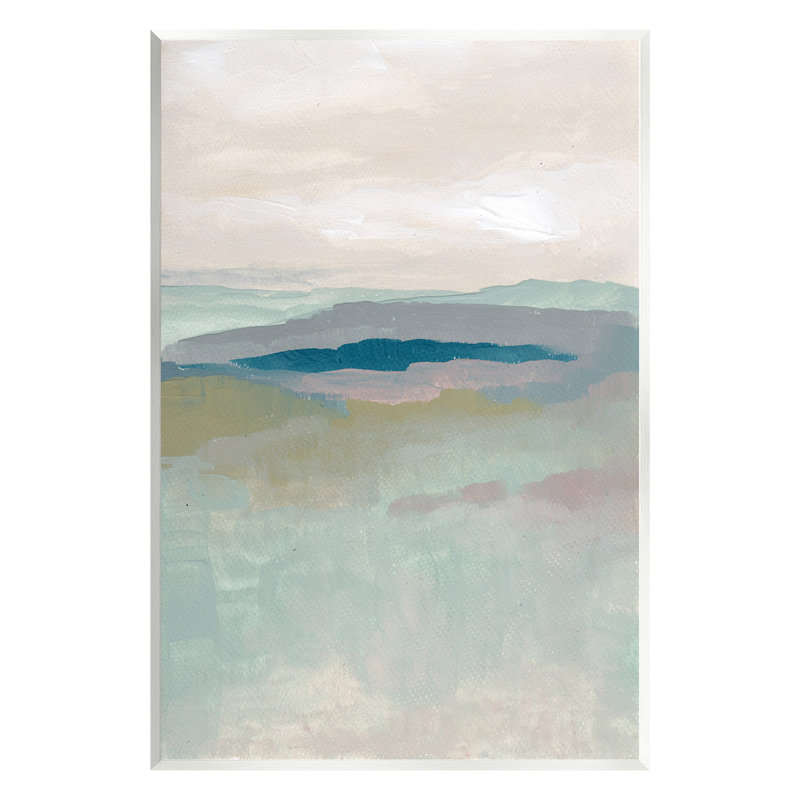 «Mute Abstract Beach Landscape» par Nikita Jariwala, H 19 po x l 13 po