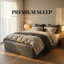 Matelas simple hybride matelassé 13 po, gris - ferme, fabriqué aux États-Unis avec de la mousse viscoélastique imprégnée de gel et des ressorts enveloppés-819661838