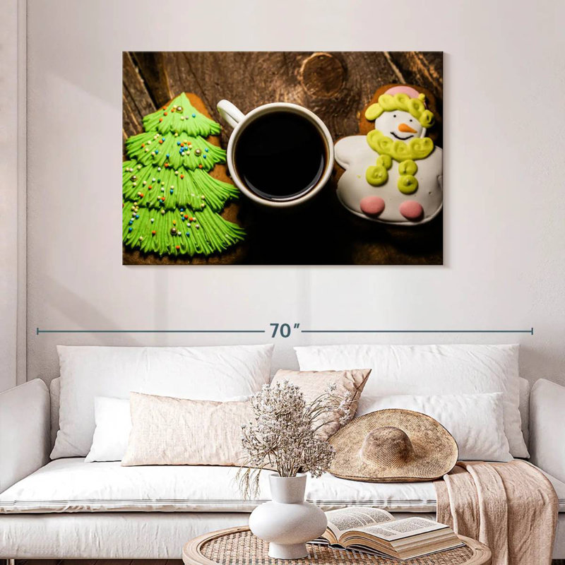 Yarlin Coffee Christmas Treats, 30" H x 45" W