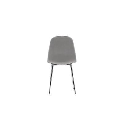 Breeland 44cm H 100% Velvet Upholstered Upholstered Back Side Chair