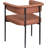 Malin Vegan Leather Arm Chair Dining Chair-474285632