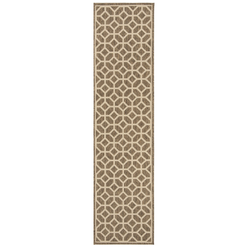 Gaitani Performance Geometric Indoor/Outdoor Area Rug, Runner 2'2" x 8'