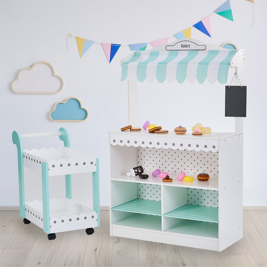 Teamson Kids My Dream Bakery Stand, Pastry Cart & Mixer Bundle Teamson Kids